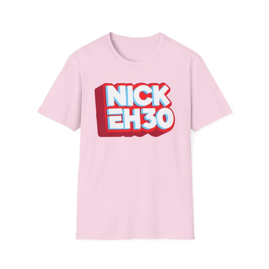 Nick Eh 30 Logo Unisex Softstyle T-Shirt