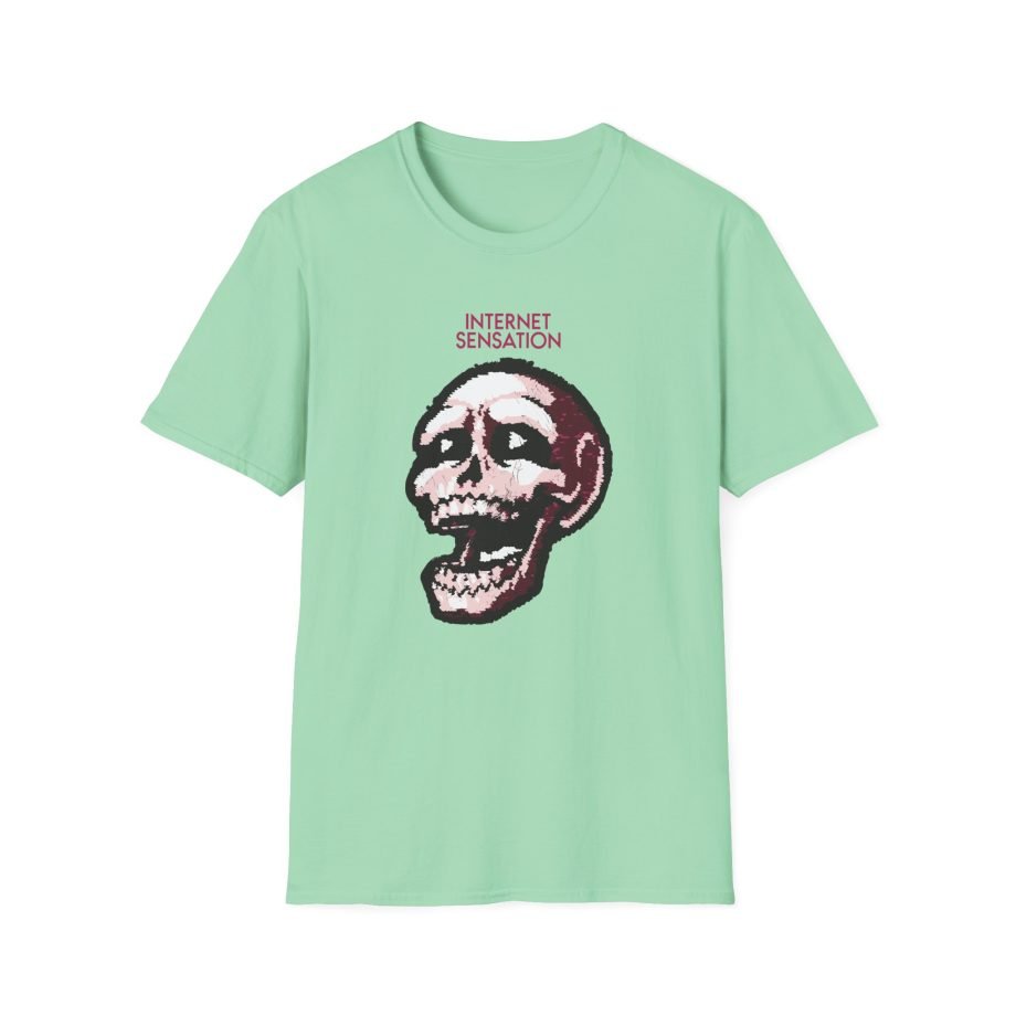 Imallexx Sequin Skull Internet Sensation Unisex Softstyle T-Shirt