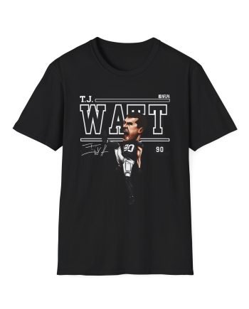 Tj Watt Cartoon Unisex Softstyle T-Shirt