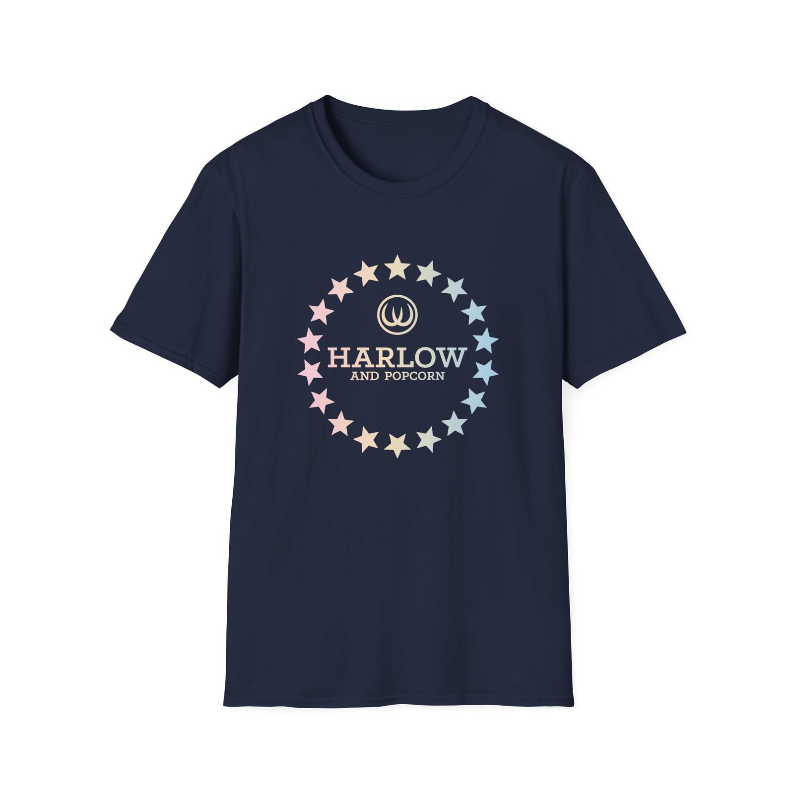 Harlow and Popcorn Unisex Softstyle T-Shirt