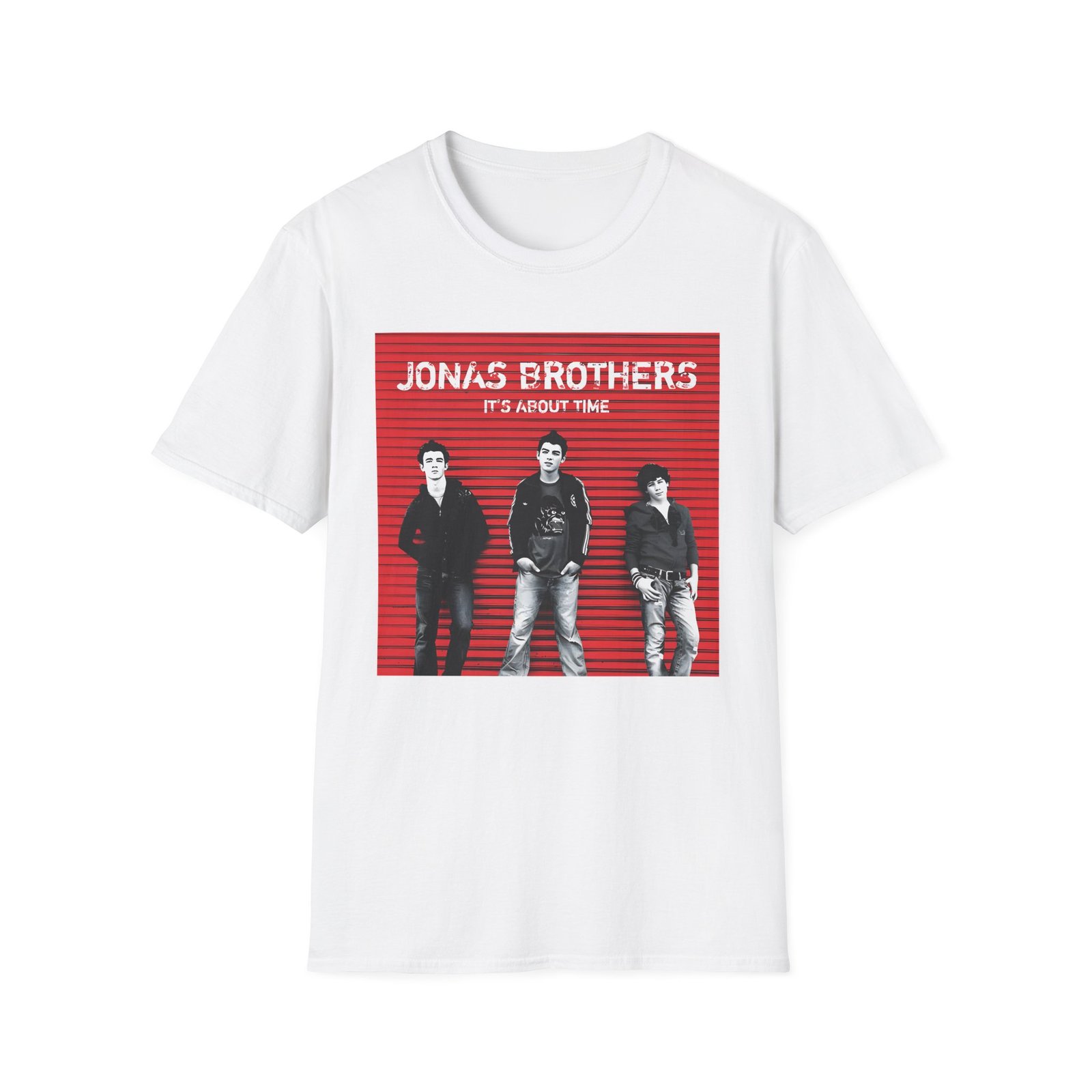 Jonas Brothers It's About Time Unisex Softstyle T-Shirt