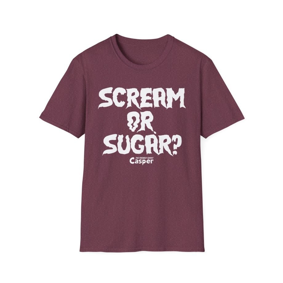 Casper the Friendly Ghost Scream or Sugar Unisex Softstyle T-Shirt