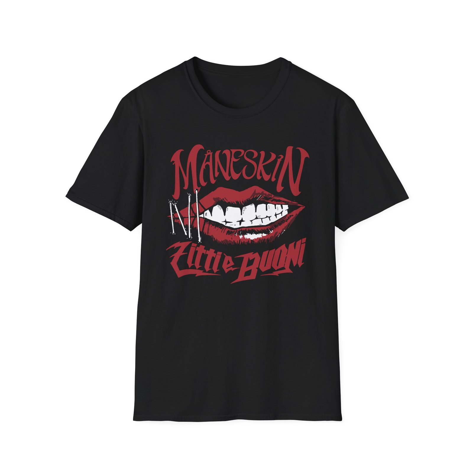 Maneskin Logo Unisex Softstyle T-Shirt