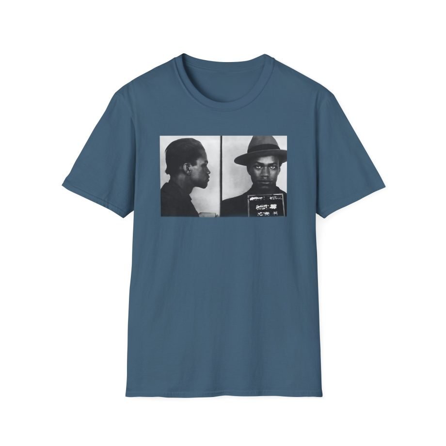 Malcolm X Mugshot Unisex Softstyle T-Shirt,