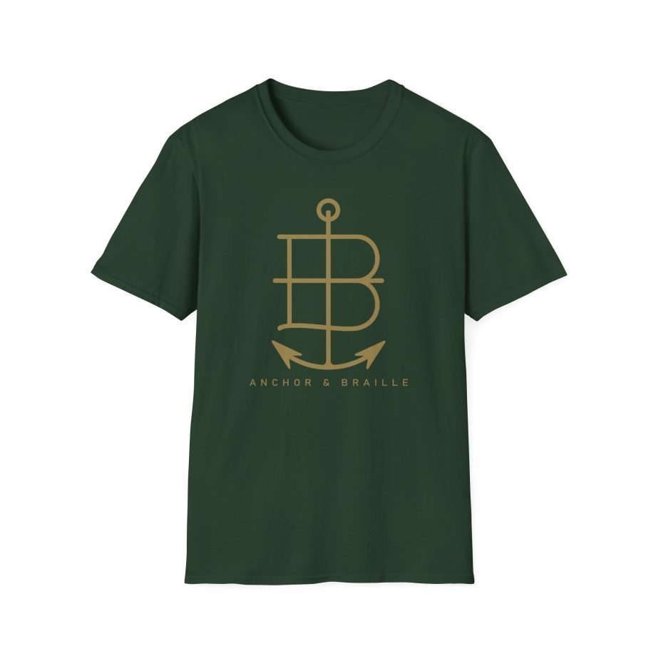 Anchor and Braille Unisex Softstyle T-Shirt