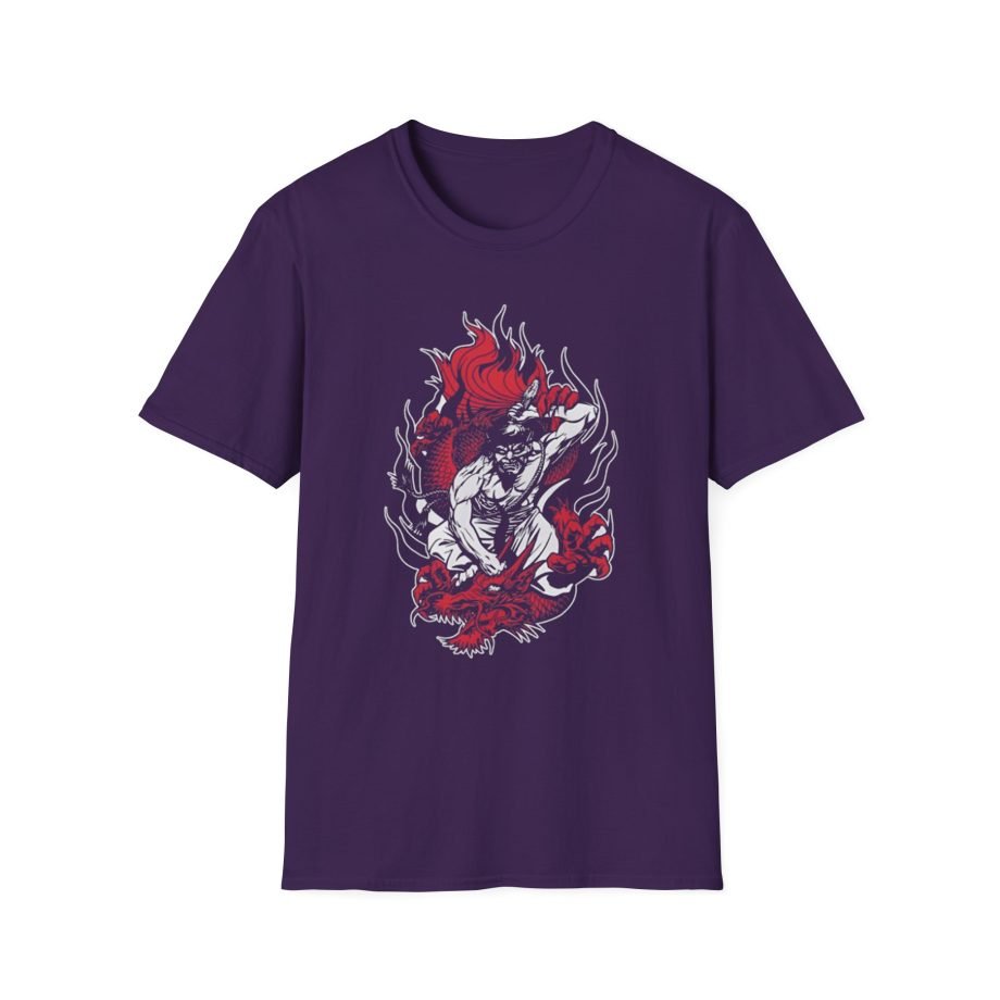 100 Demons Samurai Dragon Unisex Softstyle T-Shirt