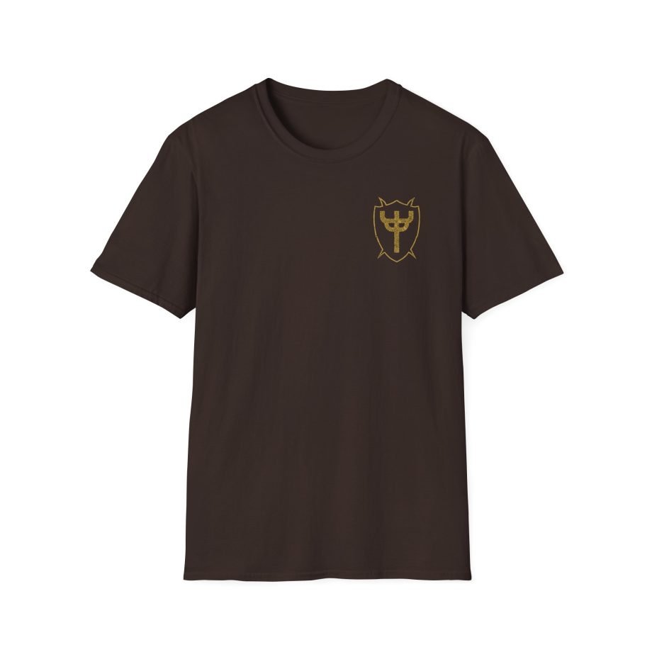 Judas Priest Gold Invincible Shield Unisex Softstyle T-Shirt