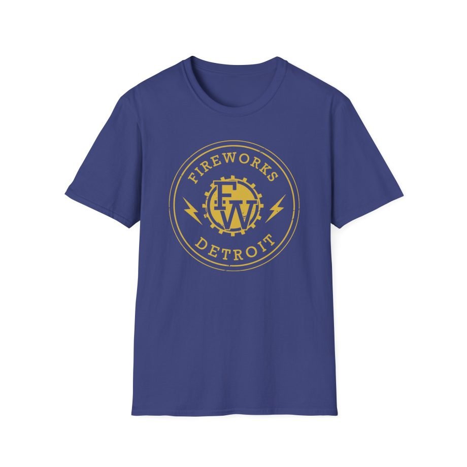 Fireworks Lightning Bolt Unisex Softstyle T-Shirt