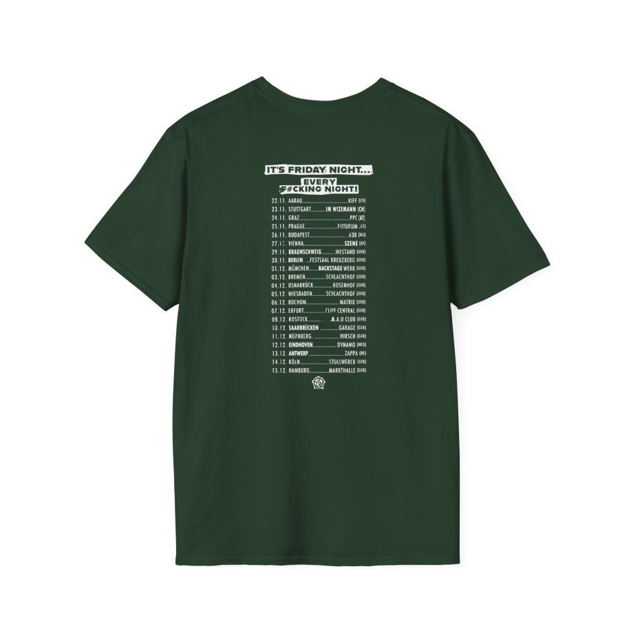 Zebrahead Lightning Skull Friday night tour Unisex Softstyle T-Shirt