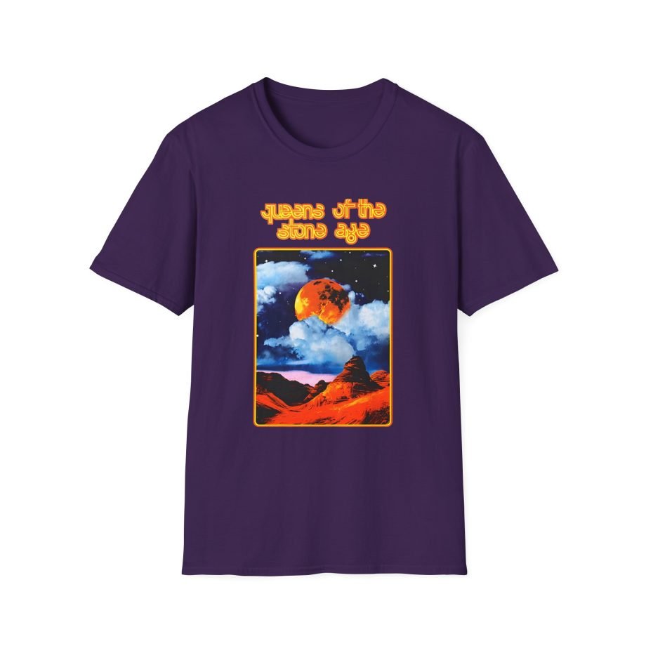 Queens of the Stone Age Moon Landscape Unisex Softstyle T-Shirt