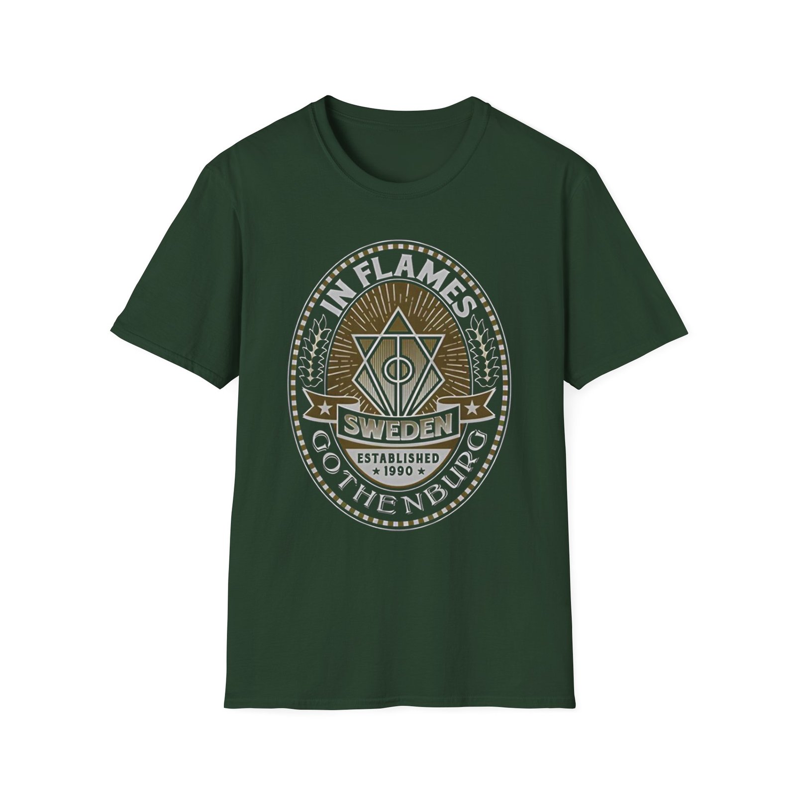In Flames Gothenburg Crest Unisex Softstyle T-Shirt