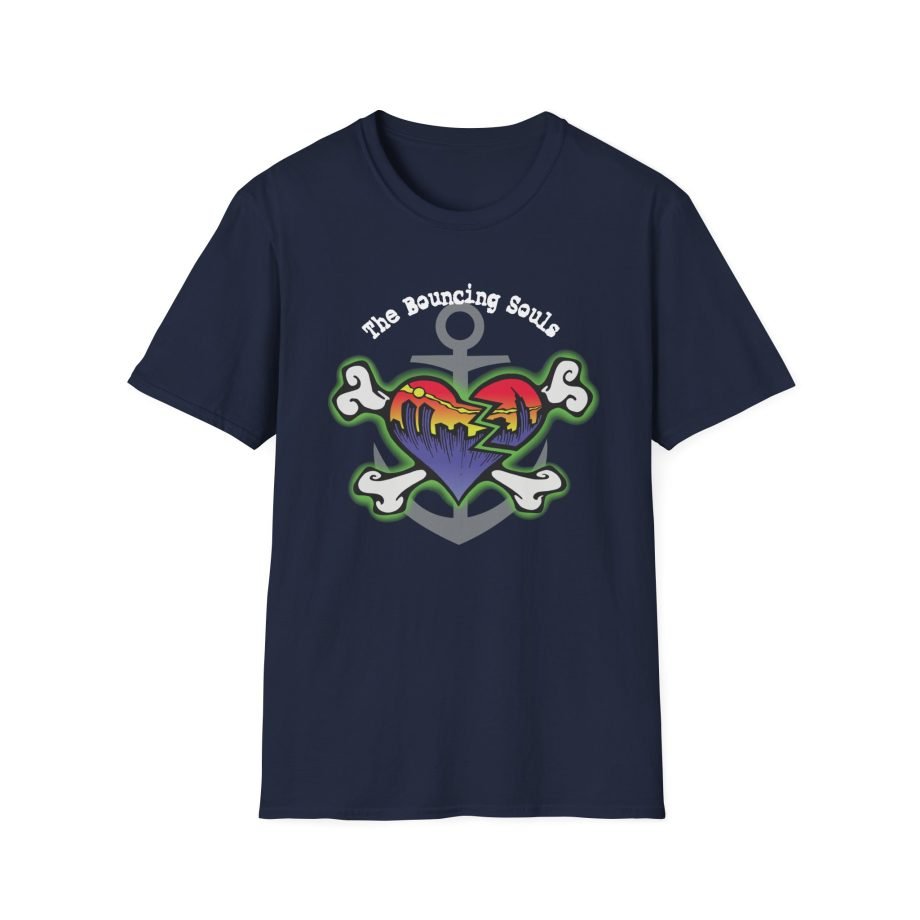 The Bouncing Souls Skyline Heart Unisex Softstyle T-Shirt