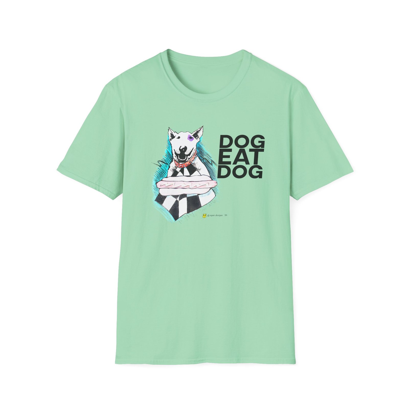 Dog Eat Dog Hotdog Unisex Softstyle T-Shirt