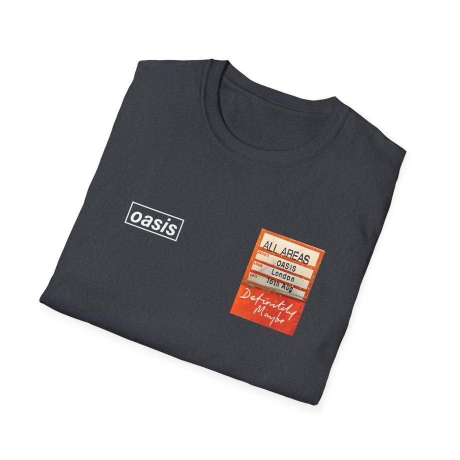 Oasis Setlist Unisex Softstyle T-Shirt