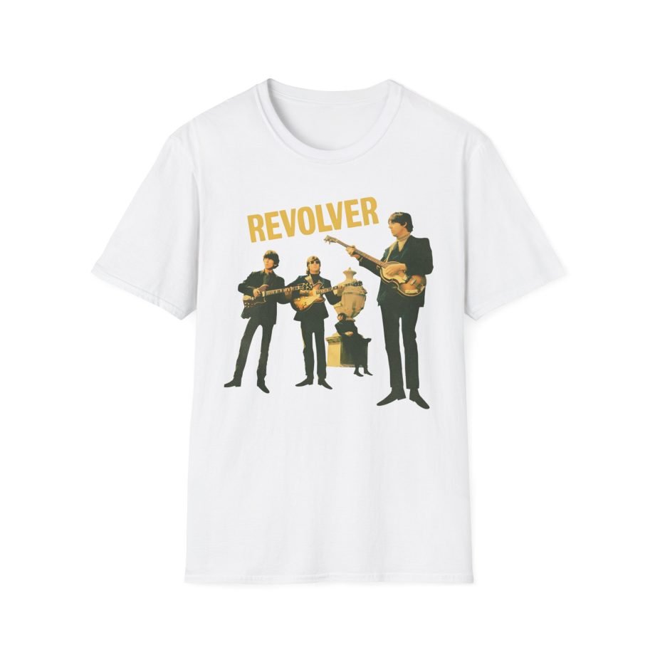 The Beatles Revolver Band Photo Unisex Softstyle T-Shirt