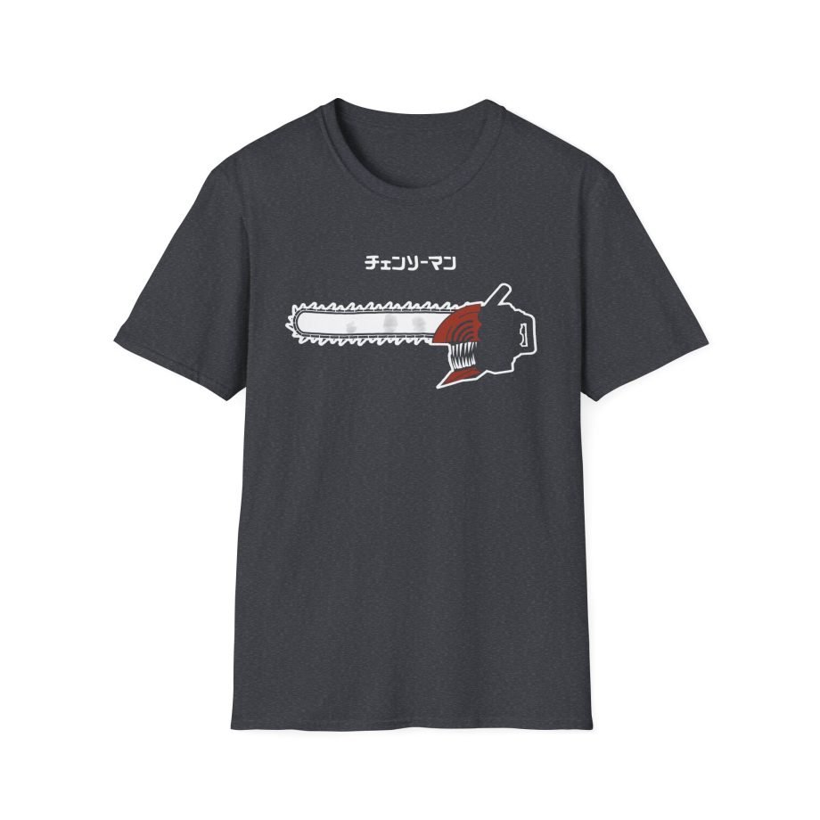Chainsaw Man Flaming Unisex Softstyle T-Shirt