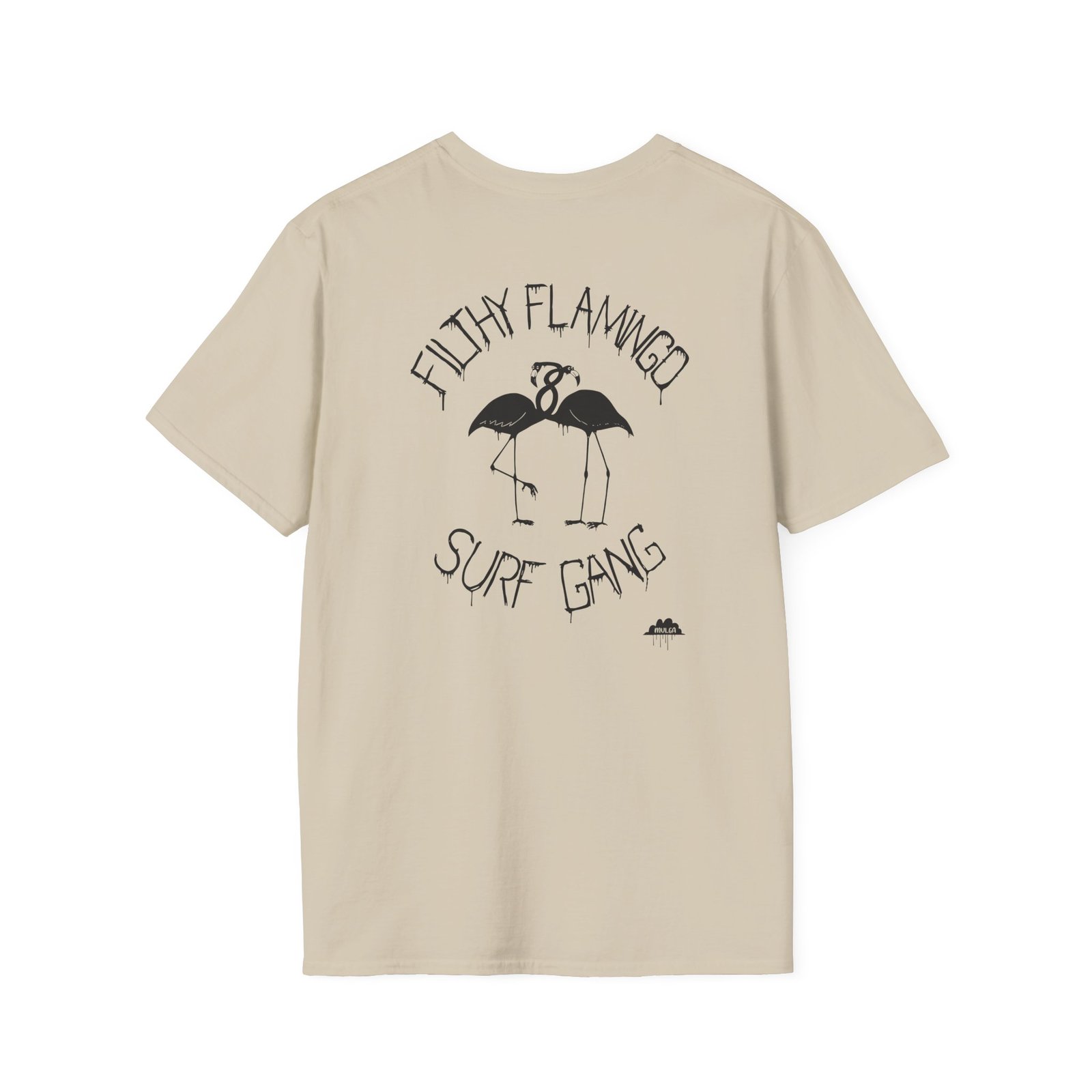 Surf Gang Filthy Flamingo Unisex Softstyle T-Shirt