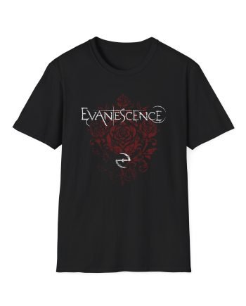 Evanescence Rose Logo Unisex Softstyle T-Shirt