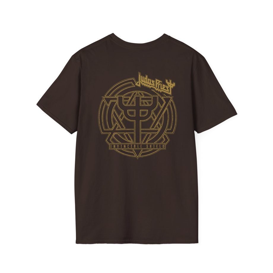 Judas Priest Gold Invincible Shield Unisex Softstyle T-Shirt