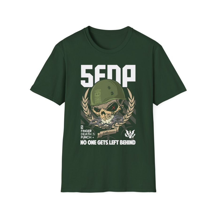 Five Finger Death Punch No One Gets Left Behind Unisex Softstyle T-Shirt