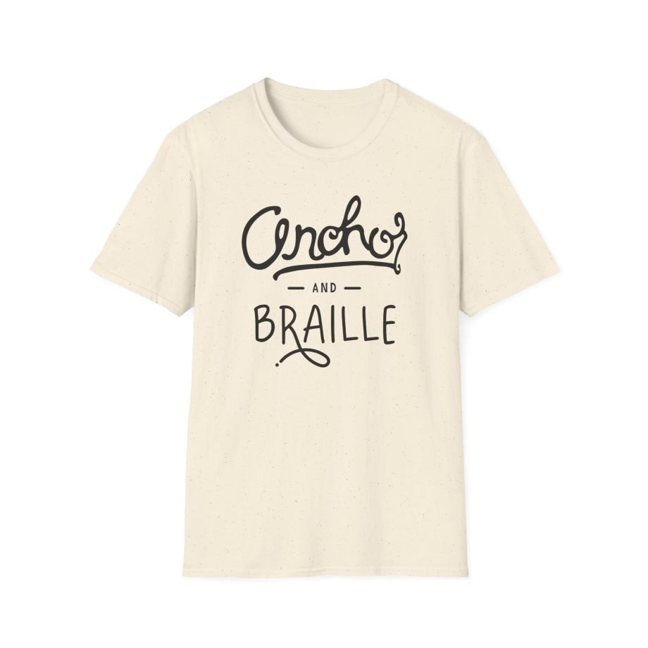 Anchor and Braille Unisex Softstyle T-Shirt