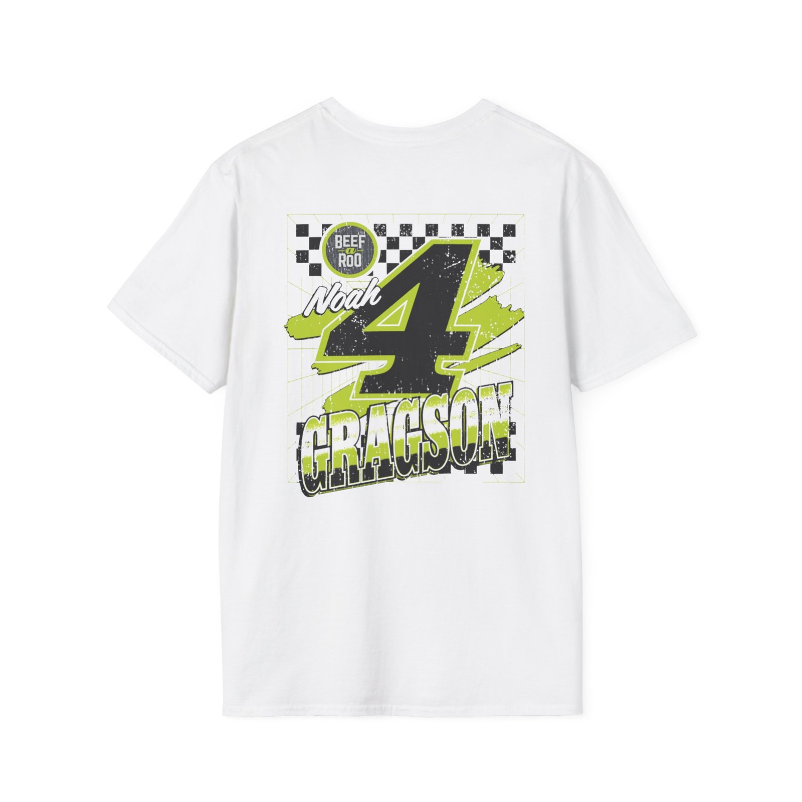 Noah Gragson Beef a Roo 2 Spot Unisex Softstyle T-Shirt