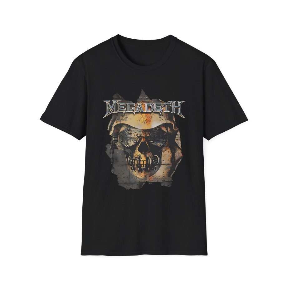 Megadeth Youthanasia Ripped Vic Unisex Softstyle T-Shirt