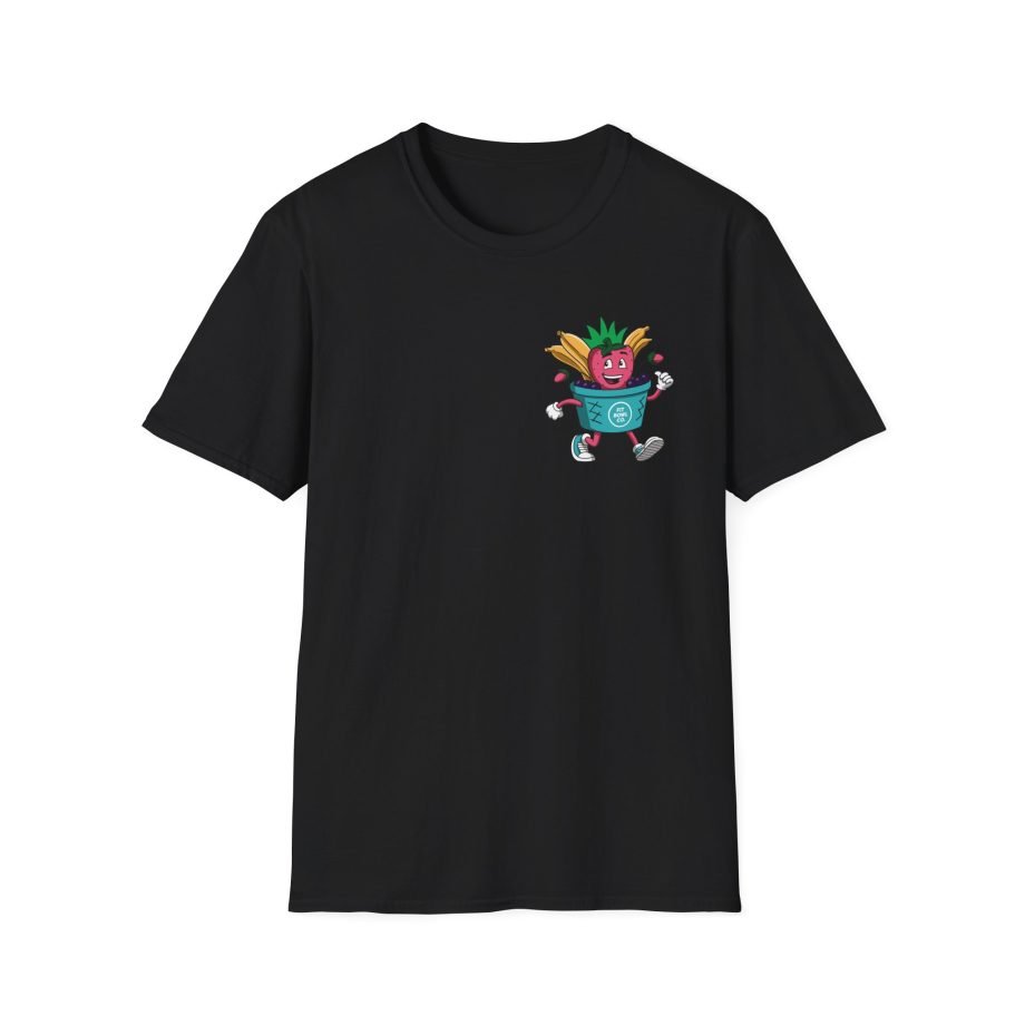 Acai Bowl Mascot Unisex Softstyle T-Shirt