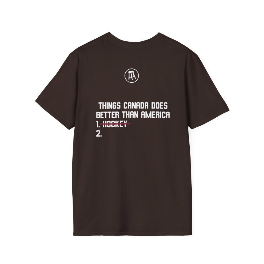Spittin Chiclets Us Hockey Unisex Softstyle T-Shirt
