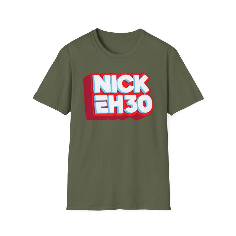 Nick Eh 30 Logo Unisex Softstyle T-Shirt