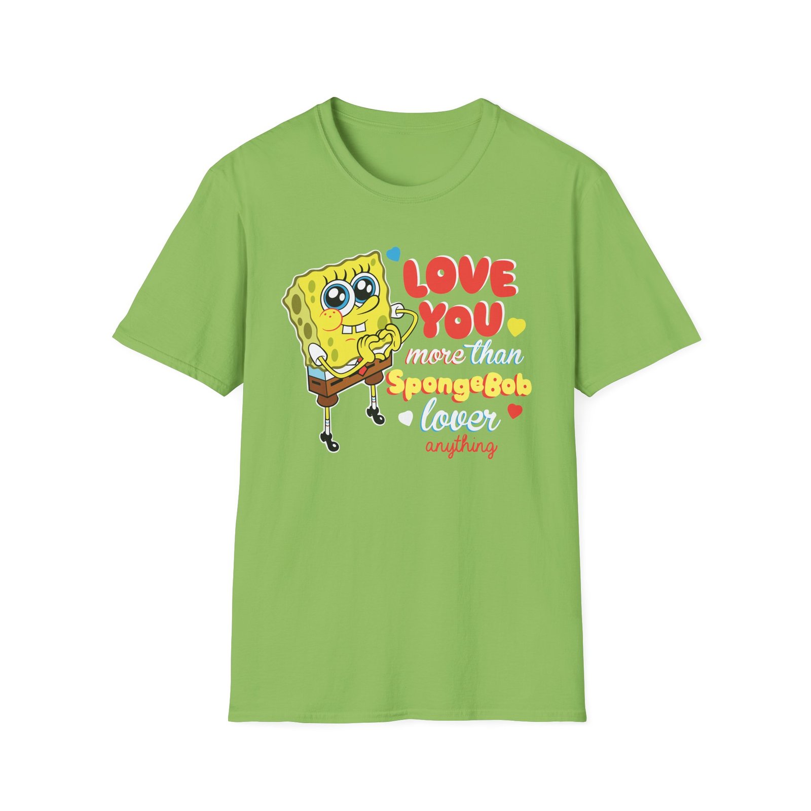 Spongebob Valentine's Day Unisex Softstyle T-Shirt