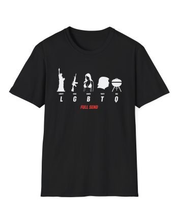 Full Send LGBTQ Unisex Softstyle T-Shirt