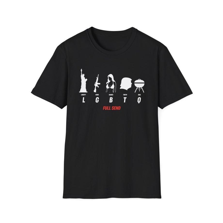 Full Send LGBTQ Unisex Softstyle T-Shirt