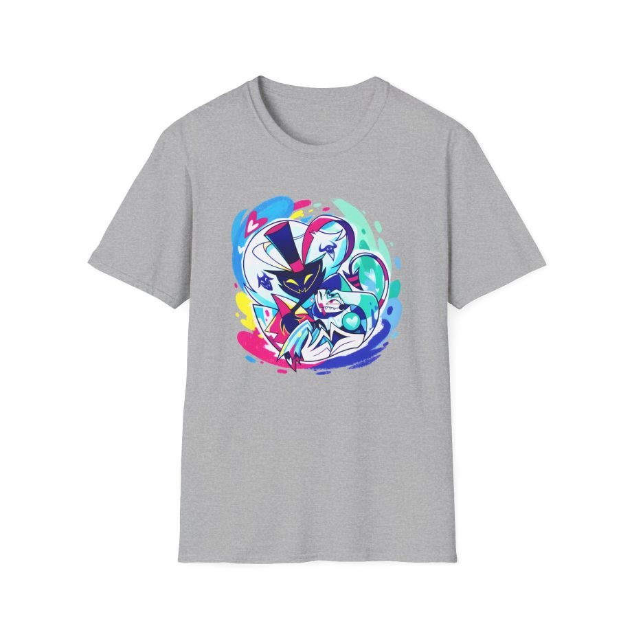 Helluva Boss Ozzie & Fizz Micro Ribbed Unisex Softstyle T-Shirt