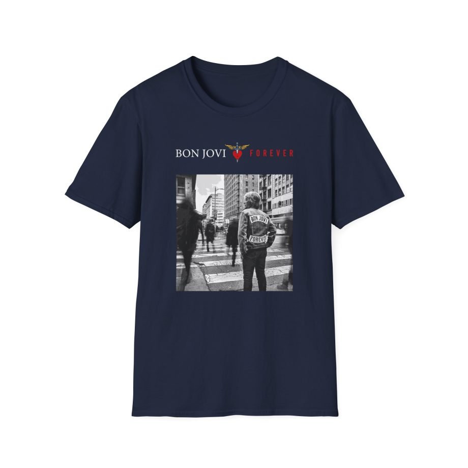 Bon Jovi Album Cover Unisex Softstyle T-Shirt