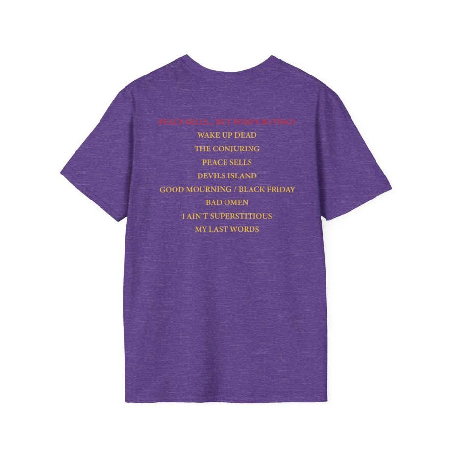 Megadeth Peace Sells Tracklist Unisex Softstyle T-Shirt