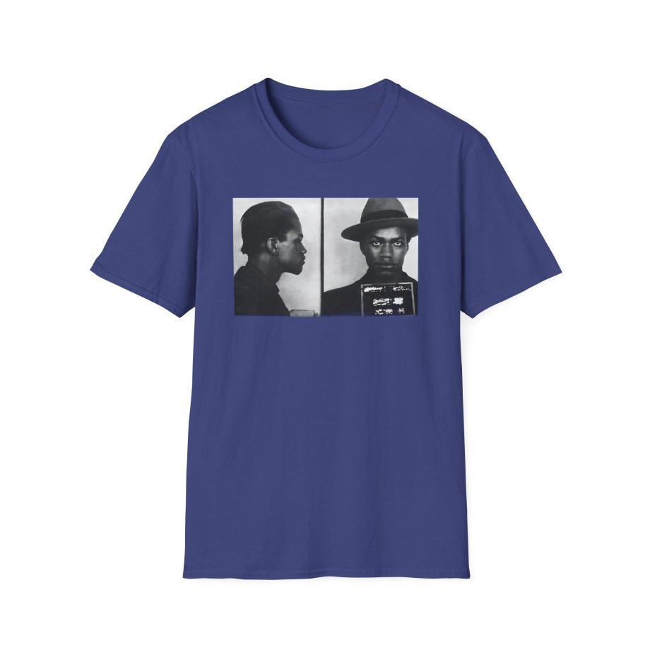 Malcolm X Mugshot Unisex Softstyle T-Shirt,