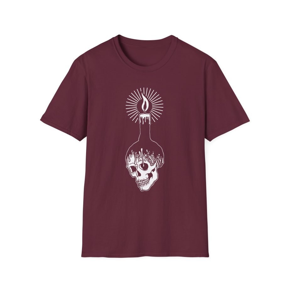 Mastodon Skull Candle Unisex Softstyle T-Shirt