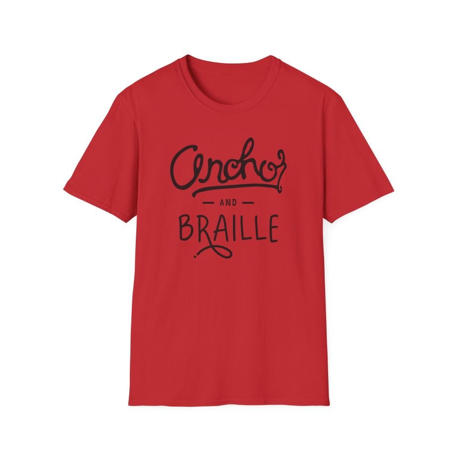 Anchor and Braille Unisex Softstyle T-Shirt