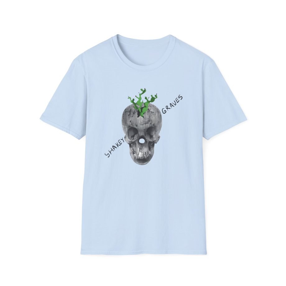 Shakey Graves Skull Unisex Softstyle T-Shirt