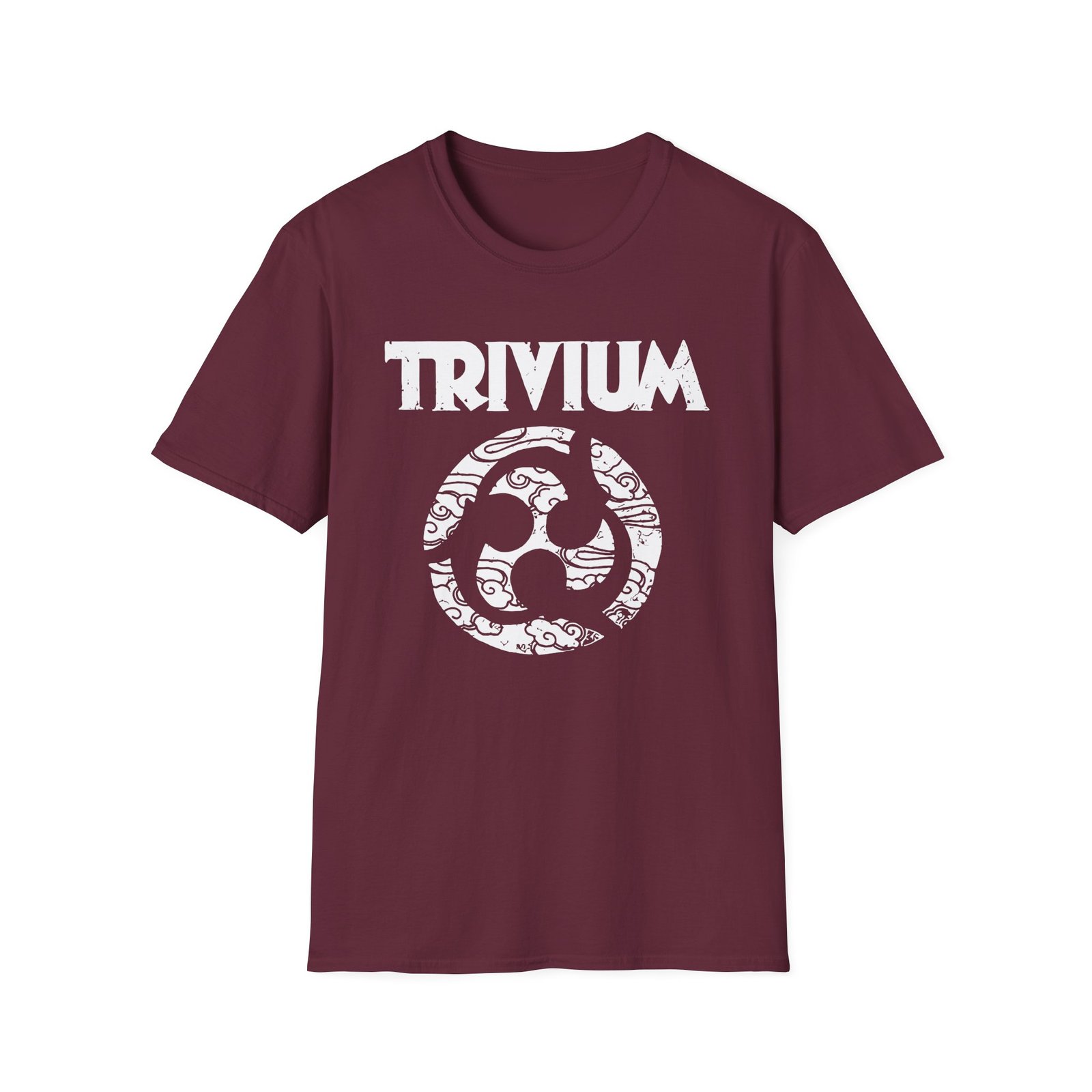 Trivium Swirl Logo Unisex Softstyle T-Shirt