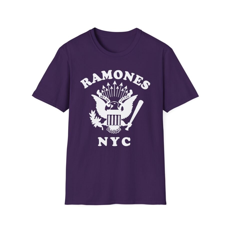 Johnny Ramone Retro Eagle Nyc Unisex Softstyle T-Shirt