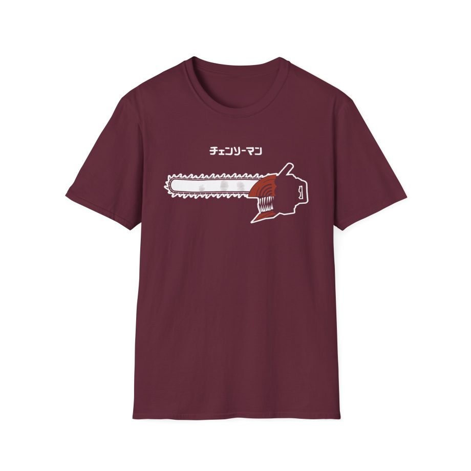 Chainsaw Man Flaming Unisex Softstyle T-Shirt