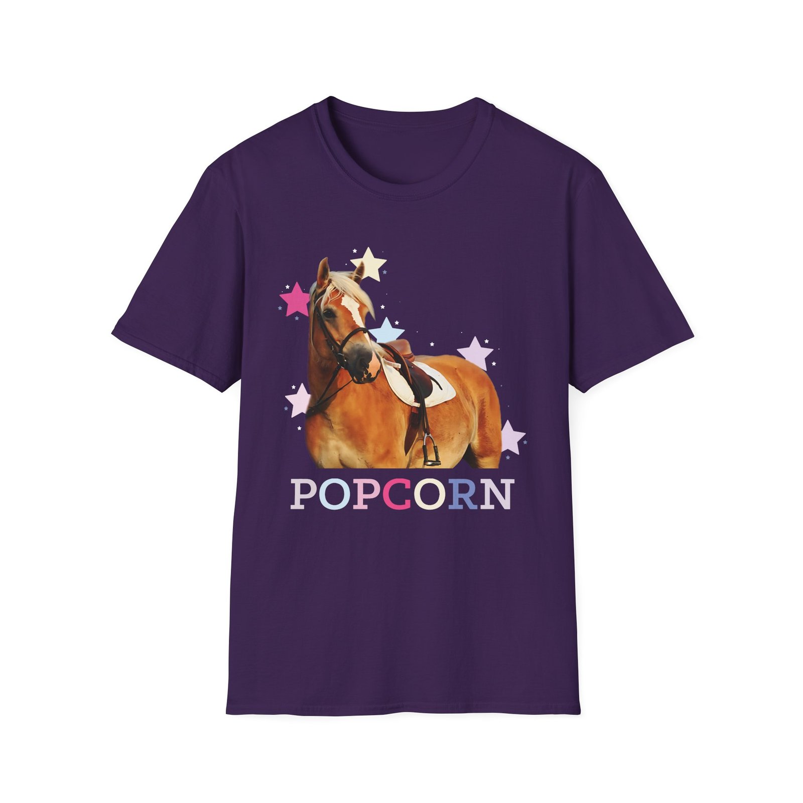 Harlow and Popcorn Stars Unisex Softstyle T-Shirt