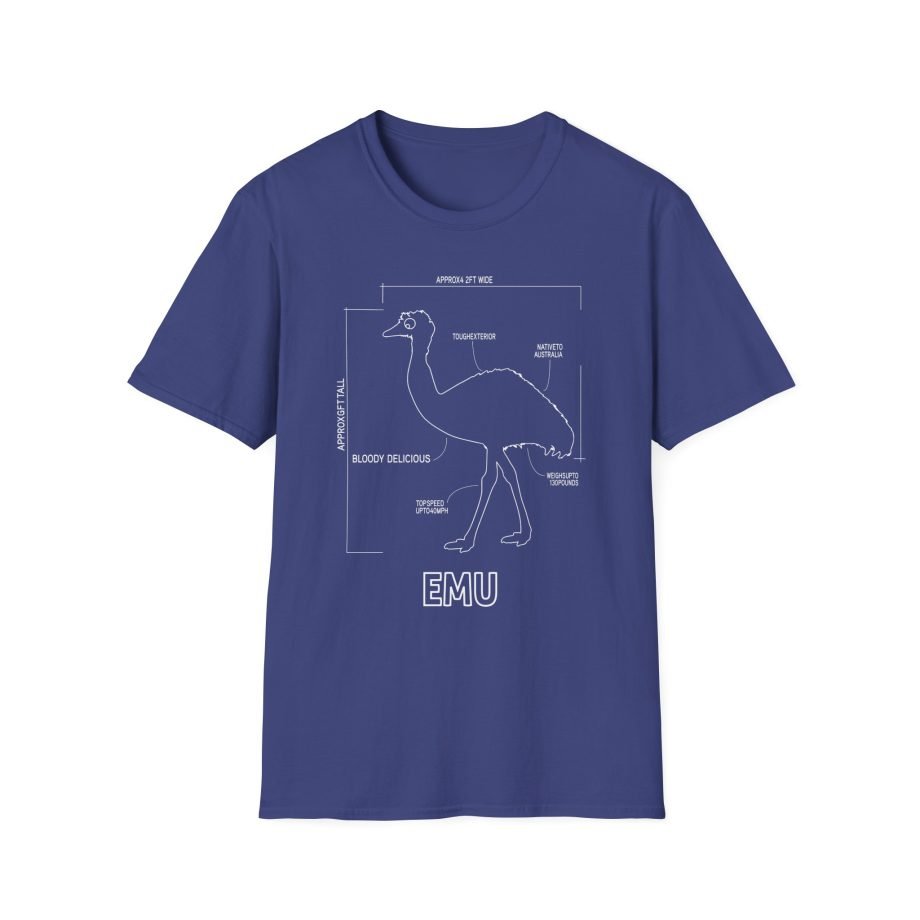 Oversimplified Emu War Unisex Softstyle T-Shirt