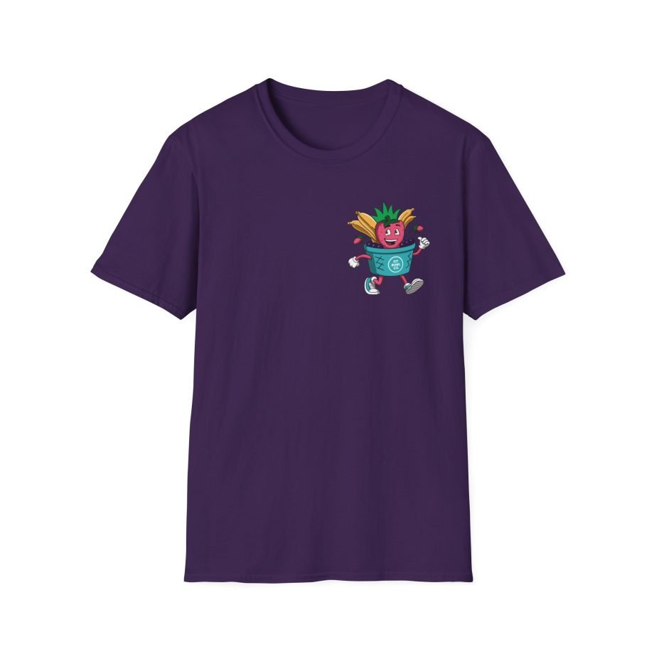 Acai Bowl Mascot Unisex Softstyle T-Shirt