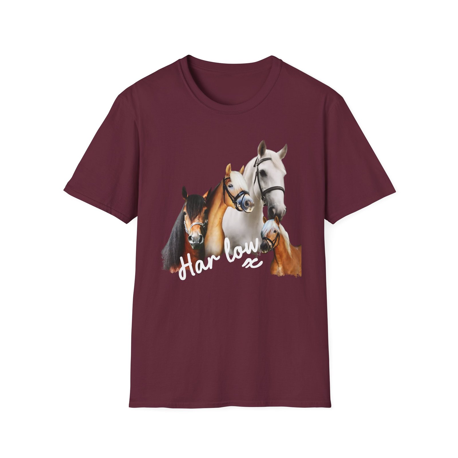 Harlow and Popcorn Unisex Softstyle T-Shirt
