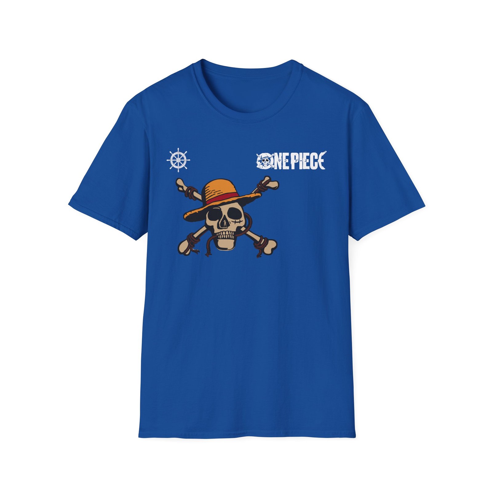 One Piece Straw Hat Pirates Unisex Softstyle T-Shirt