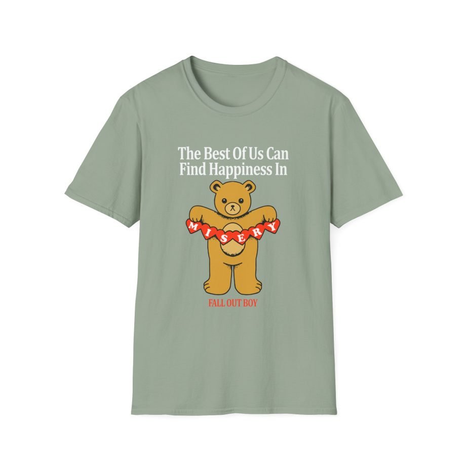 Fall Out Boy Misery Teddy Unisex Softstyle T-Shirt