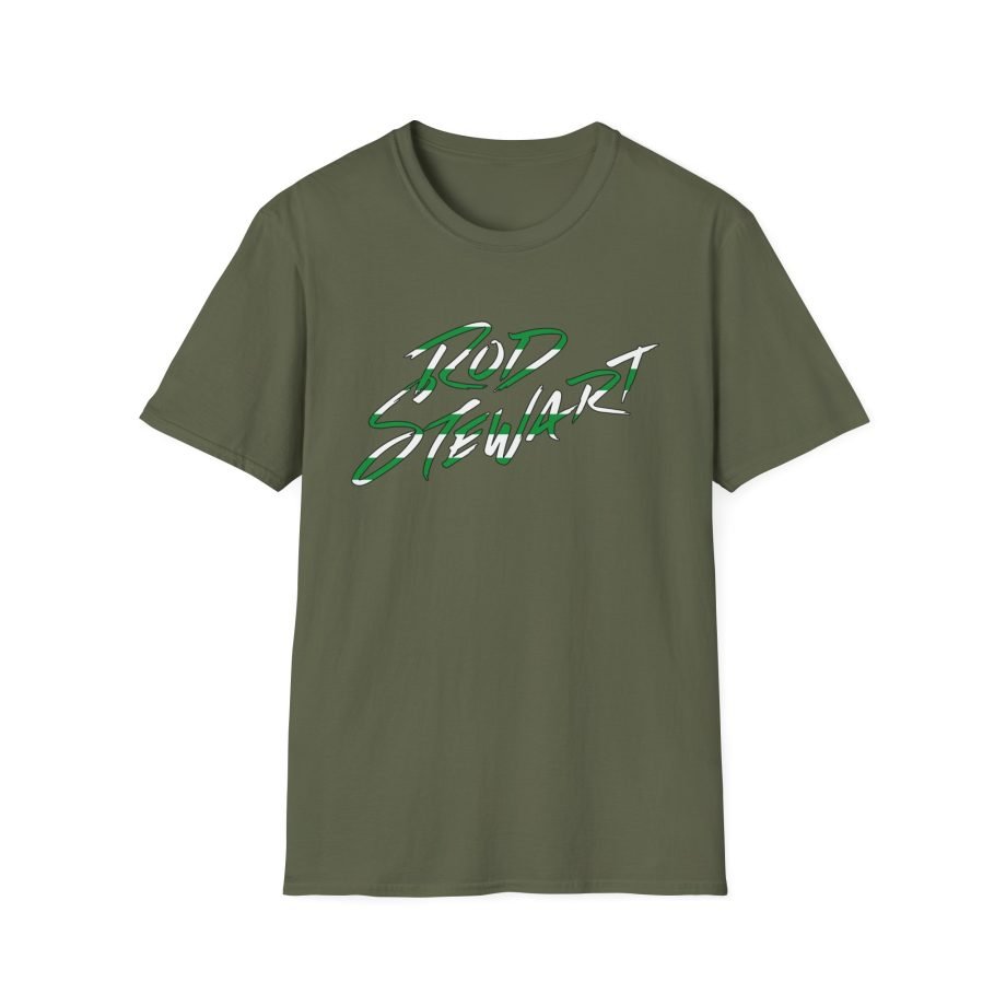 R S Striped Logo Forever Unisex Softstyle T-Shirt